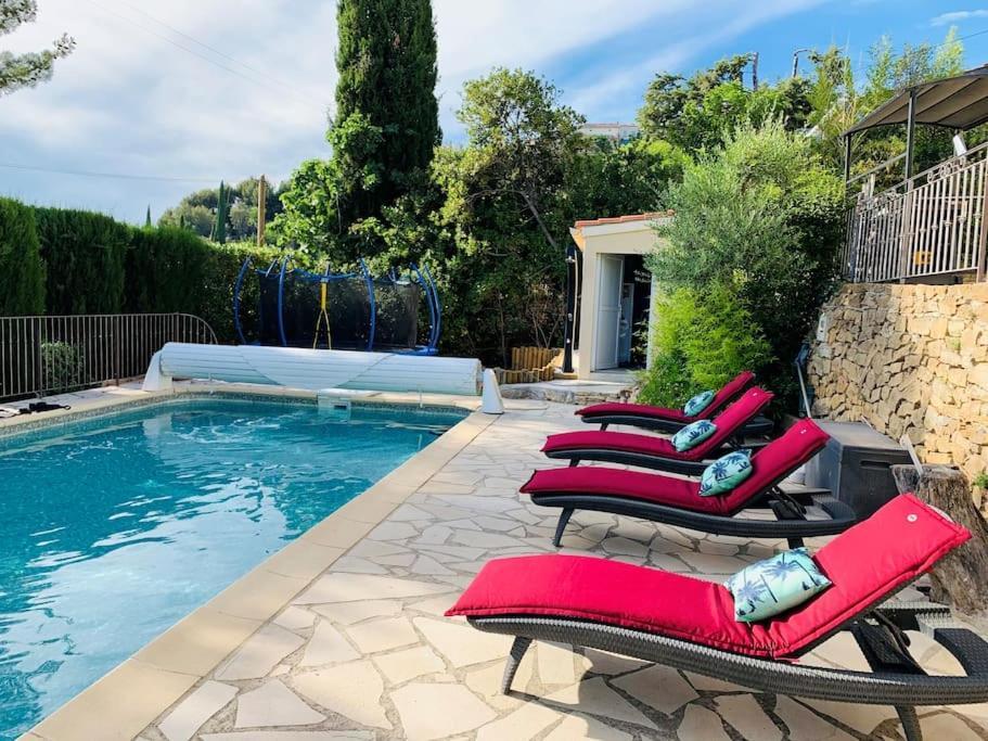 Dependance Neuve Entre Mer Et Nature, Climatisee Avec Vue Le Castellet (Var) Exterior foto